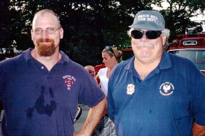 Brian Holdredge and Retired Chief Vinny Gaccione who served from 1998-2004.